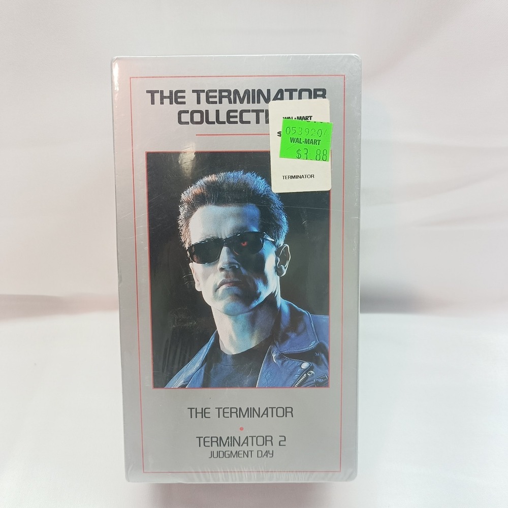 The Terminator Collection Box Set (VHS, 2002 2-Tape Set) New & Sealed Vtg 90s‎